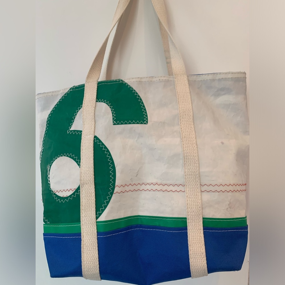 Recycled sail bag made in Maine